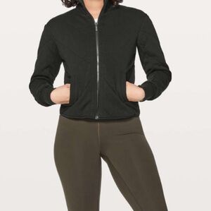 NWT Lululemon Black Forever Warm Reversible Jacket Sz 2